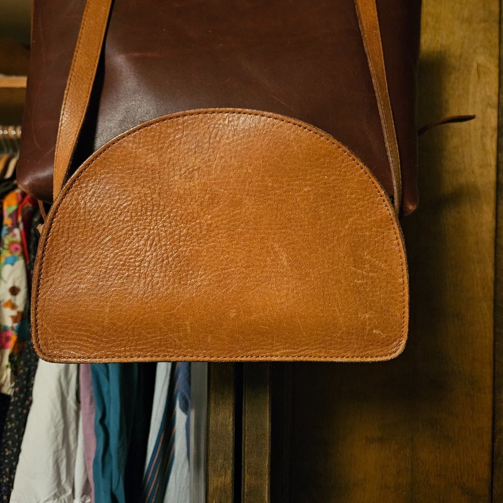 Early 2000s Madewell Half Moon Purse